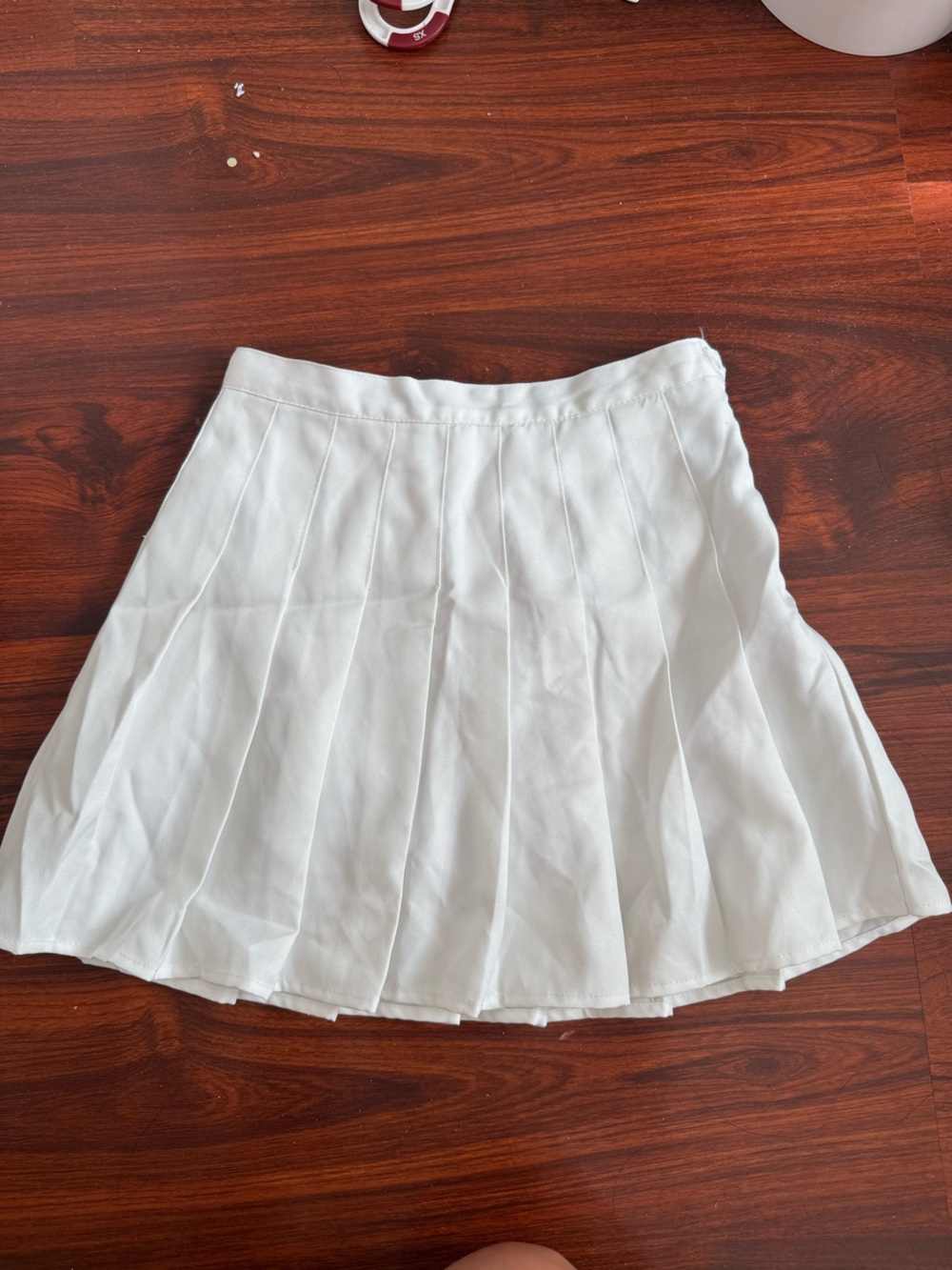 Pleated White Women’s Skort - Classic Tennis Style
